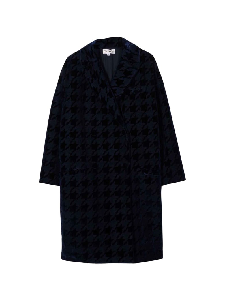 Simonetta Kids Blue Teen Coat - Blu