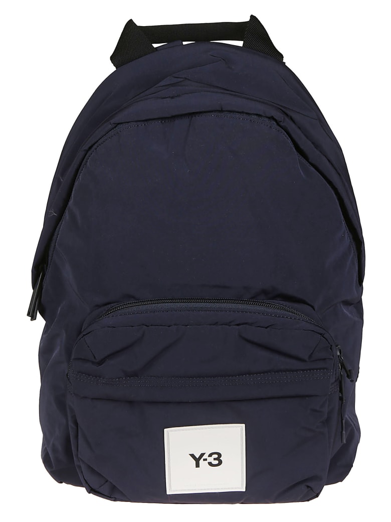 Y-3 Logo Patched Backpack - Blue