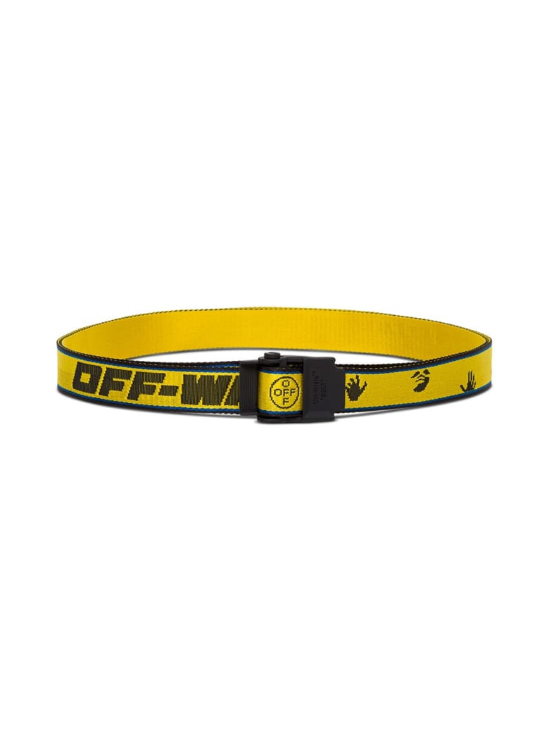 off white construction belt