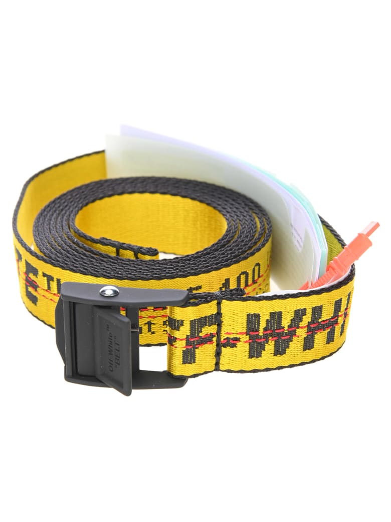 Off-White Off White Mini Classic Industrial Belt - YELLOW