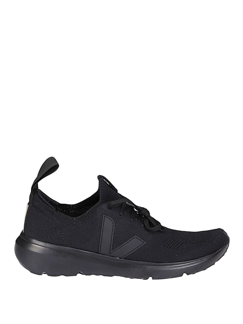 Rick Owens Black Canvas Sneakers - Nero