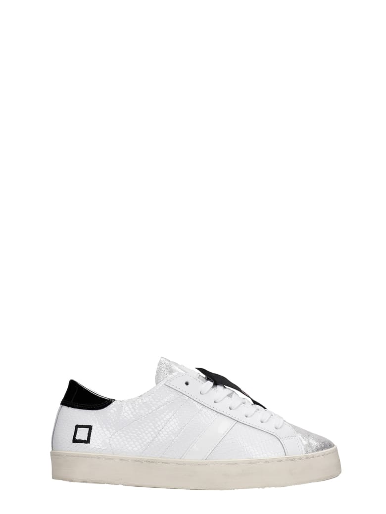 D.A.T.E. Hill Low Sneakers In White Leather - white