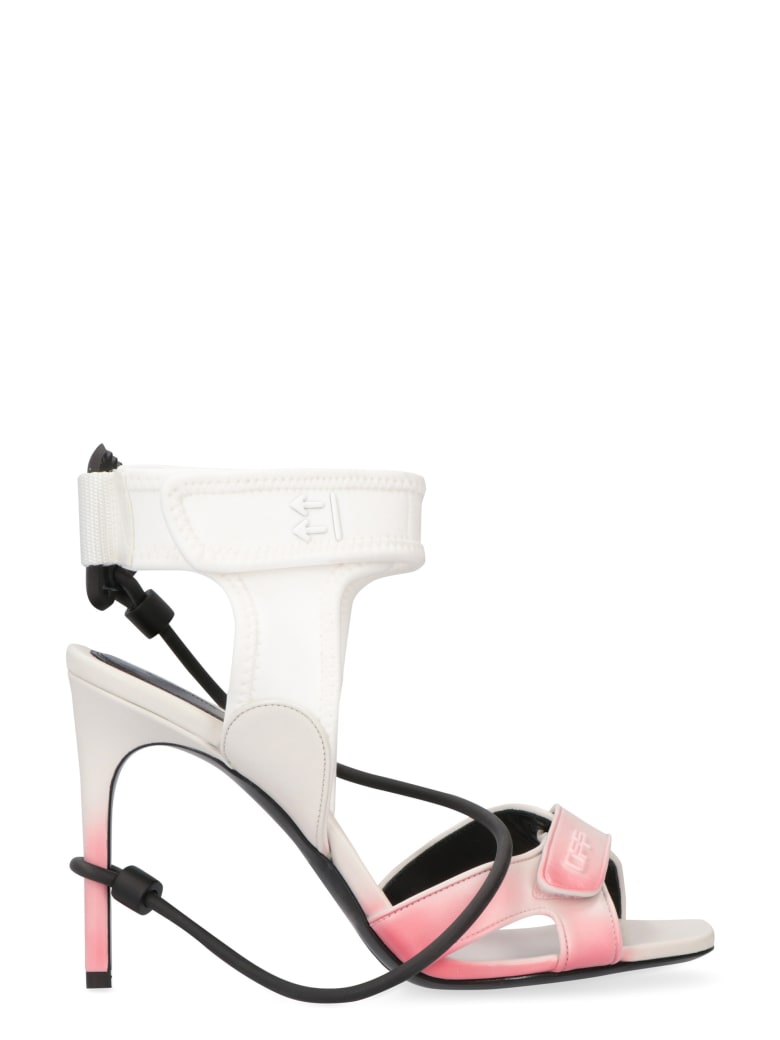 off white clear sandals