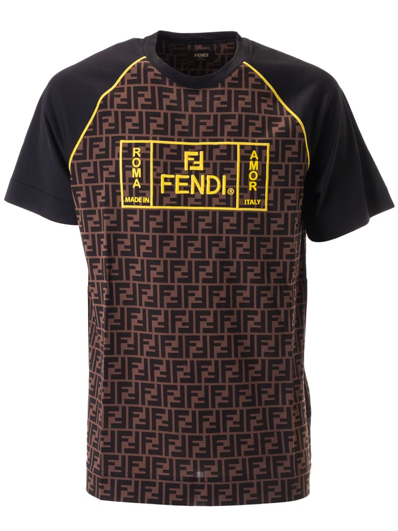 Fendi Double F Logo T-shirt | italist, ALWAYS LIKE A SALE