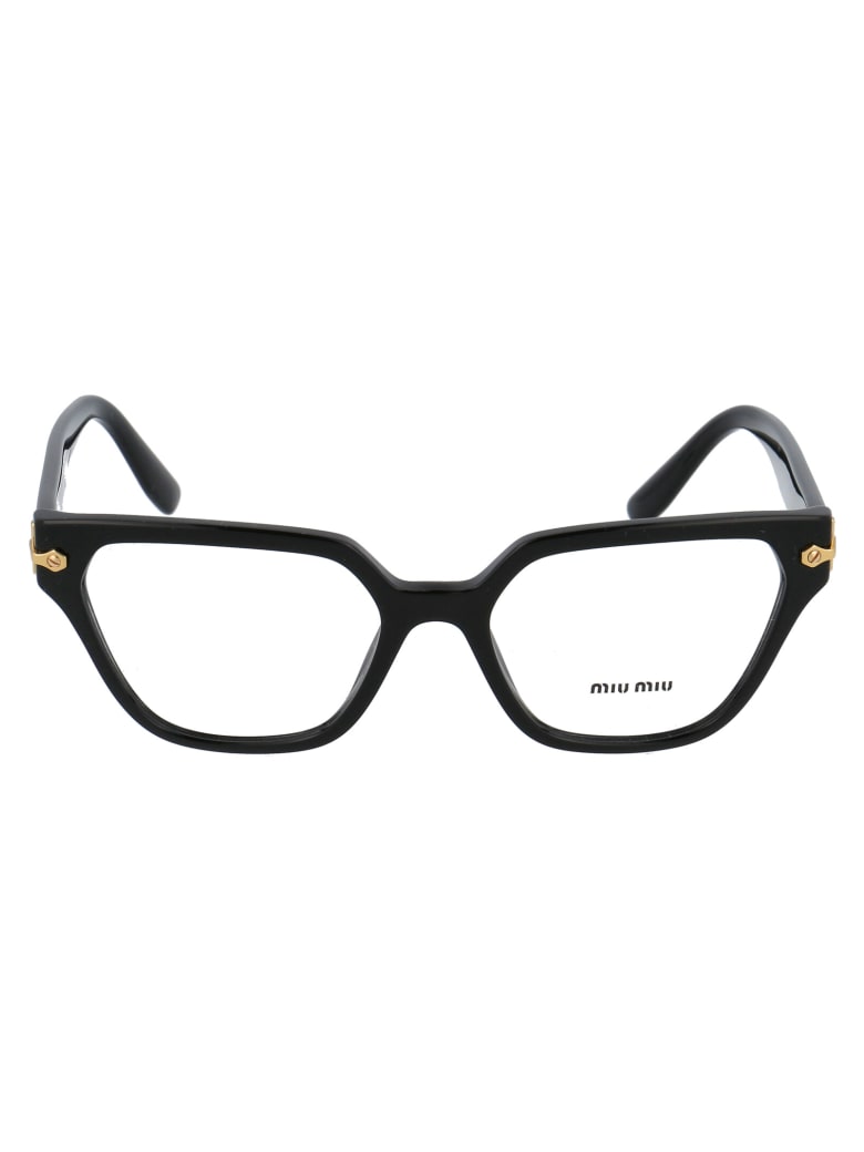 Miu Miu 0mu 02tv Glasses - 1AB1O1 BLACK