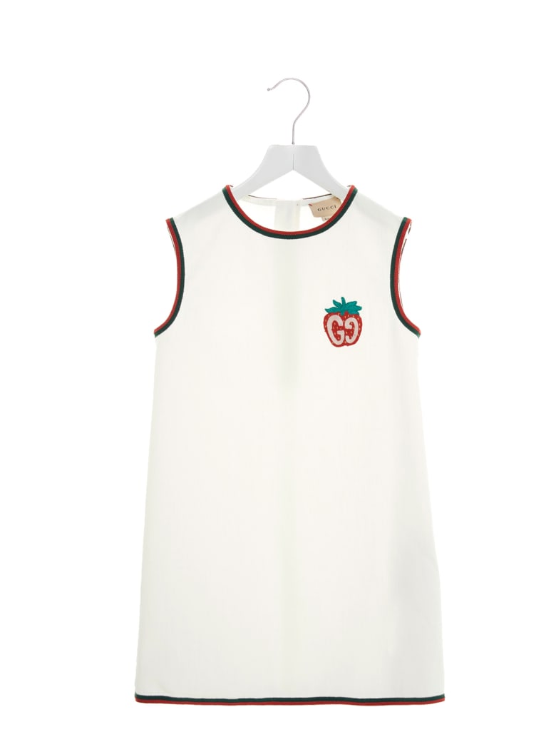 Gucci 'fragola' Dress - White