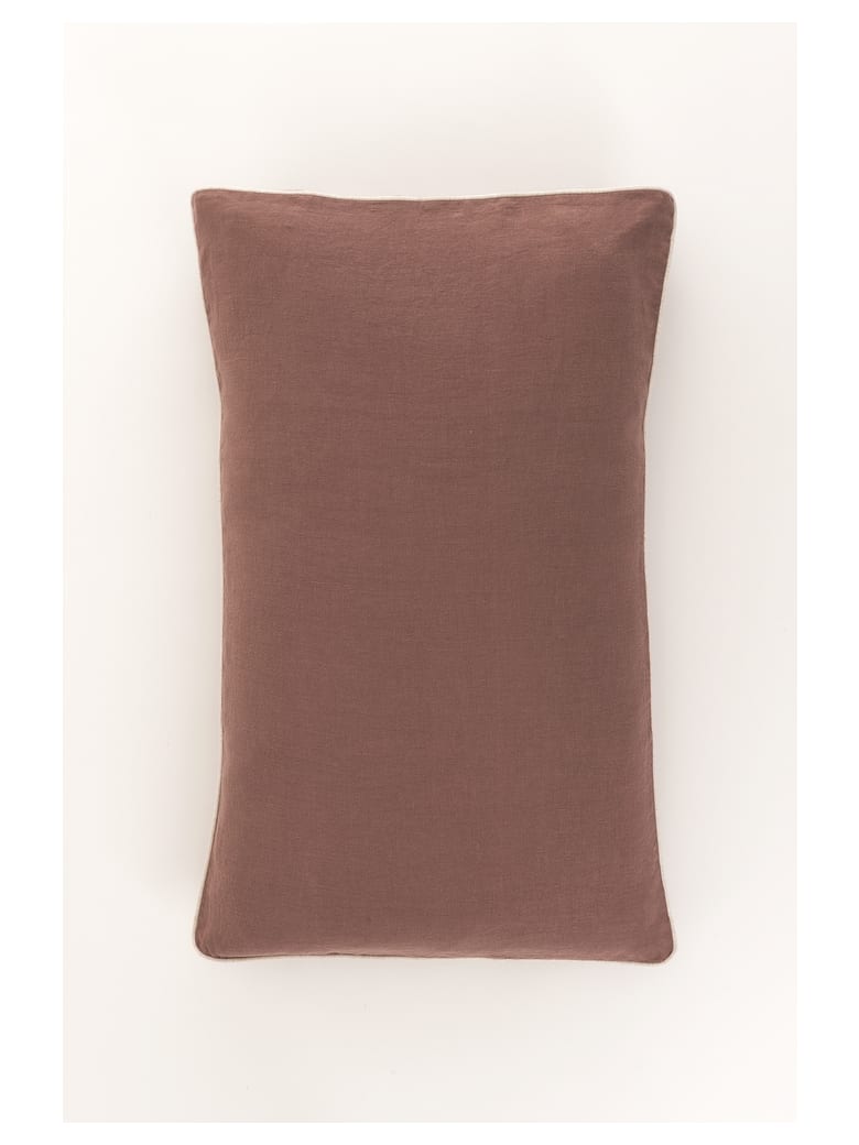 Once Milano Linen Pillowcase - Vintage pink