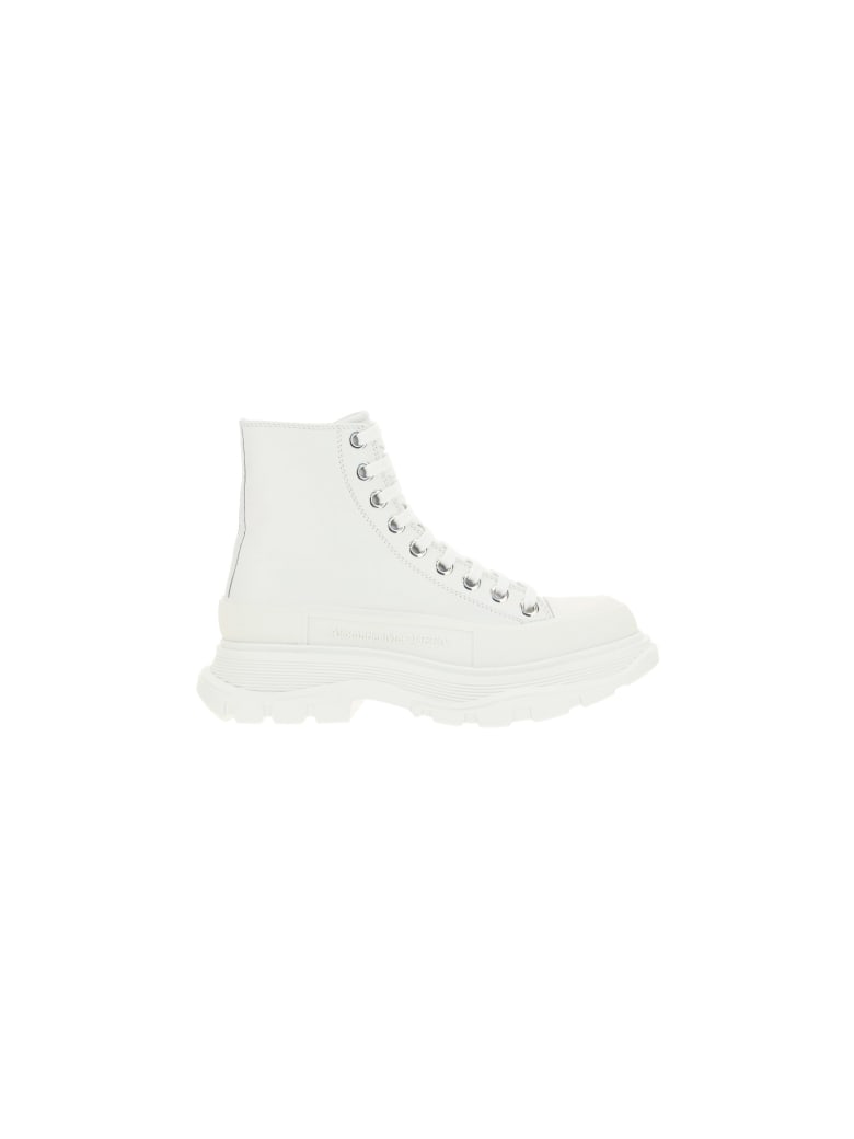 Alexander McQueen Sneakers - White/silver