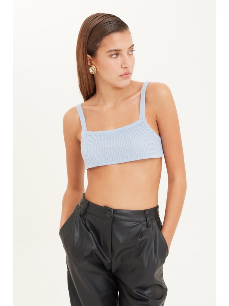 Antonella Rizza Top Bralette Liht Blue - Light Blue