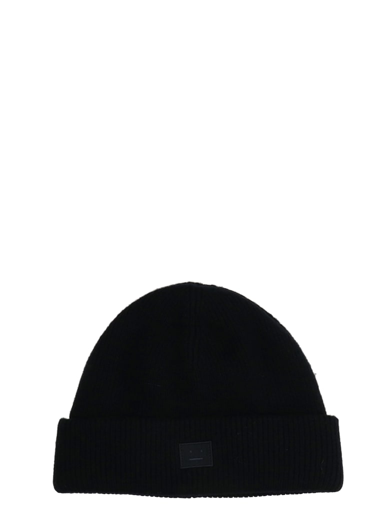 Acne Studios Hats In Black Wool - black