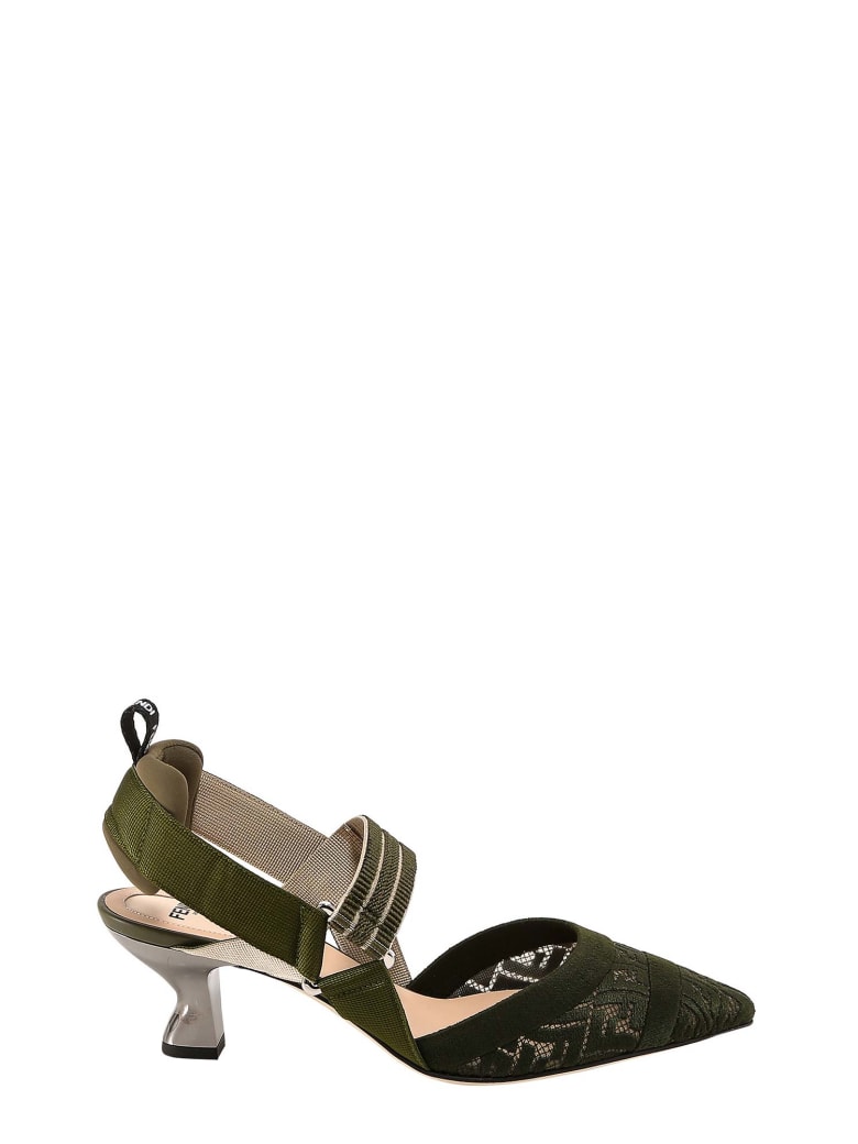 fendi sandals brown