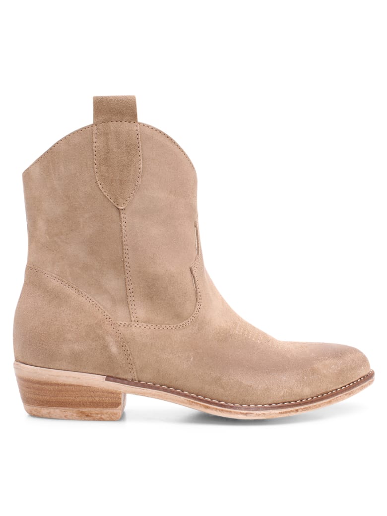 Islo 'nexus' Leather Boots - Oliva