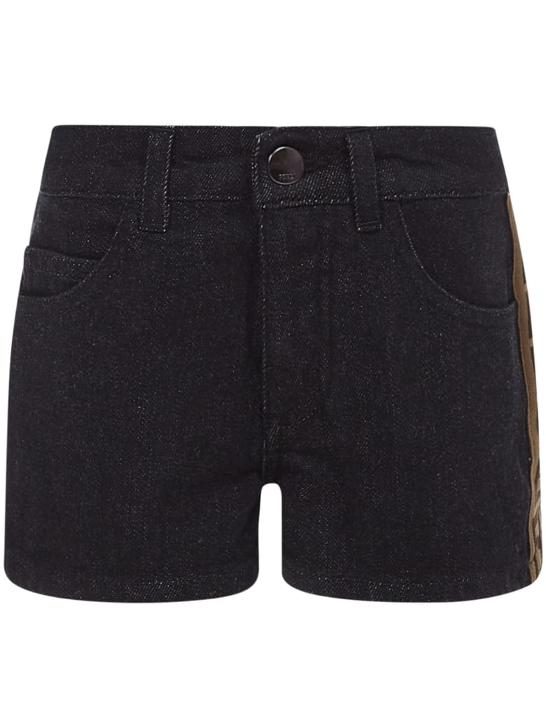 Fendi Kids Shorts - Black