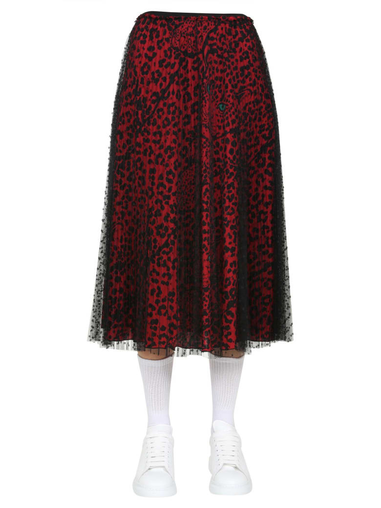RED Pleated Skirt | italist, ALWAYS LIKE A SALE