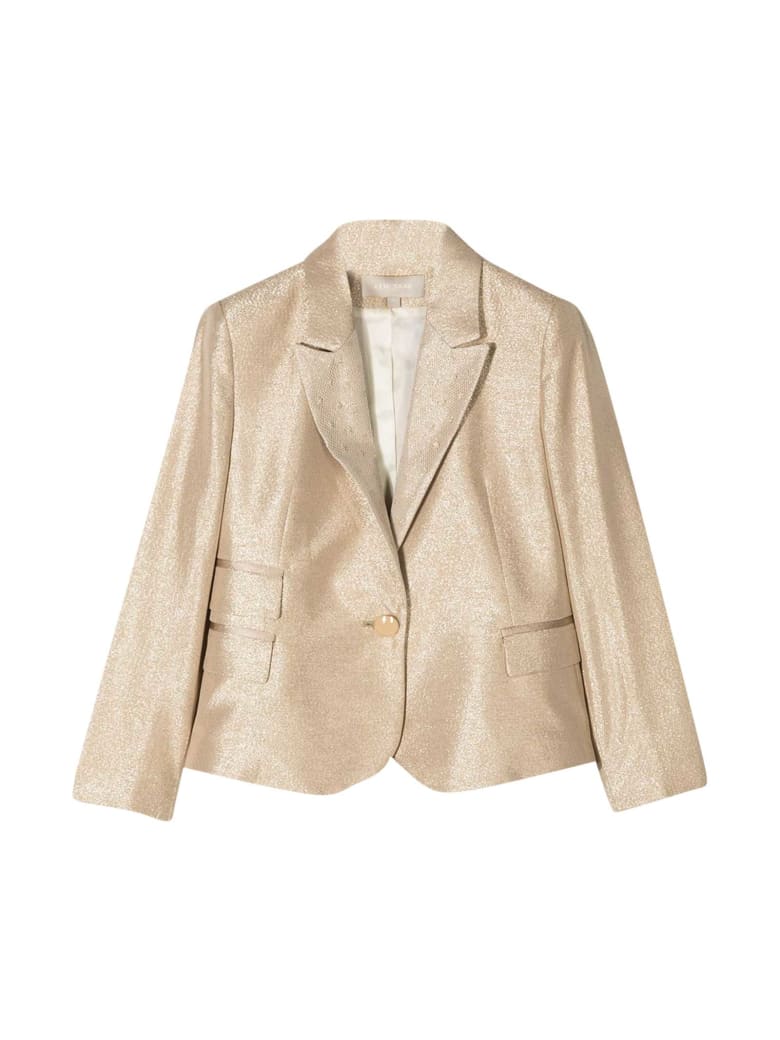 Elie Saab Teen Gold Blazer - Oro