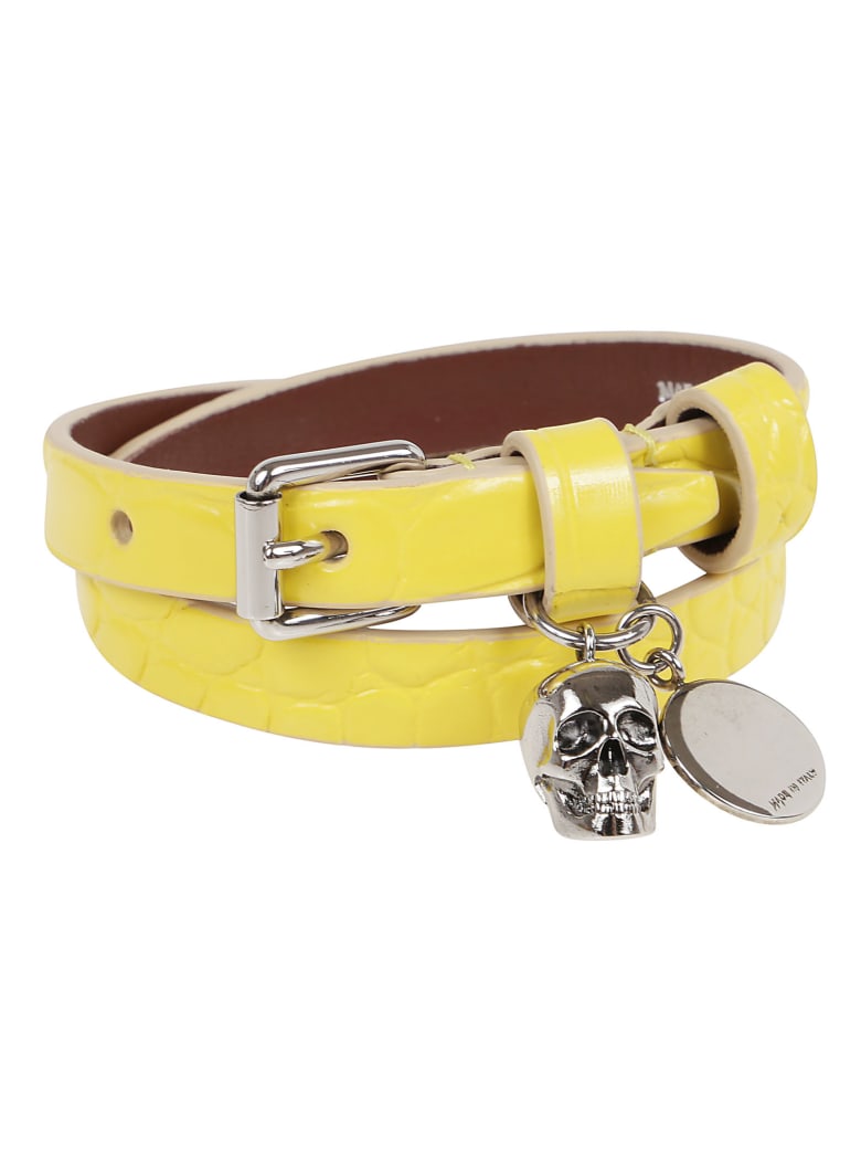 Alexander McQueen Double Wrap Bracele - Pop Yellow
