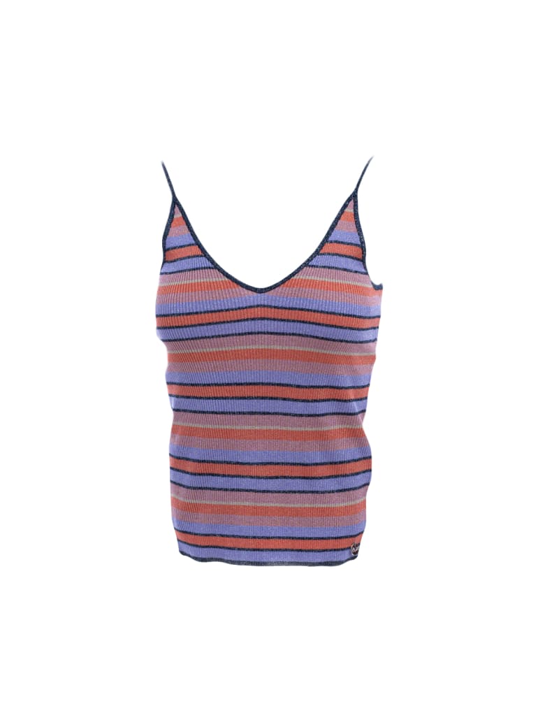 Sun 68 Sun68 Top - Lavender - navy