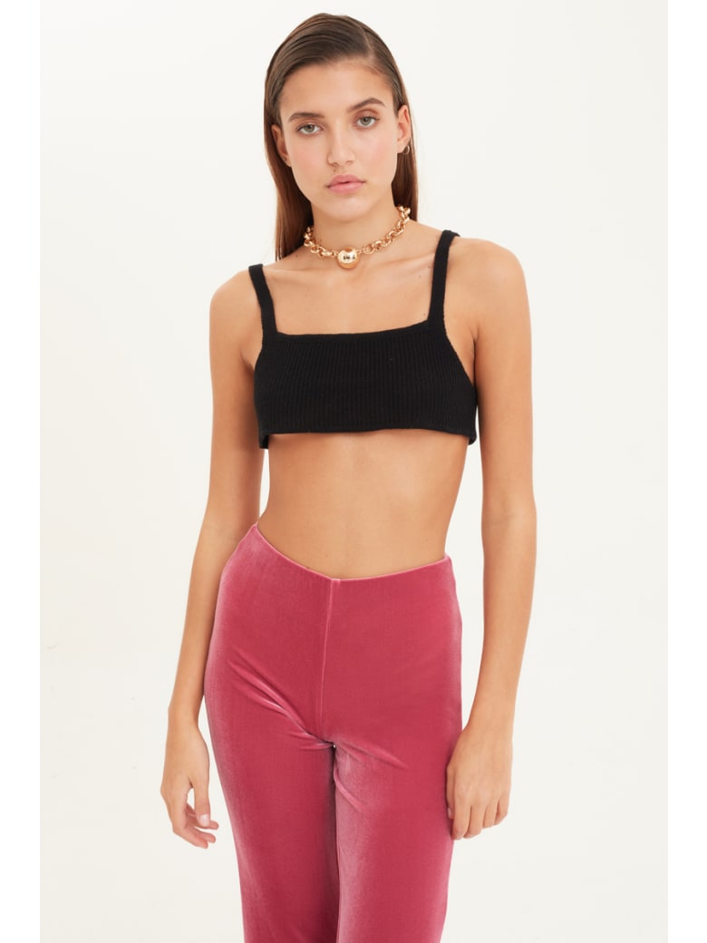 Antonella Rizza Top Bralette Liht Black - Black