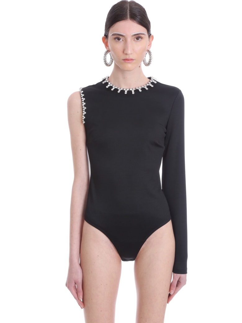 AREA Body In Black Viscose - black