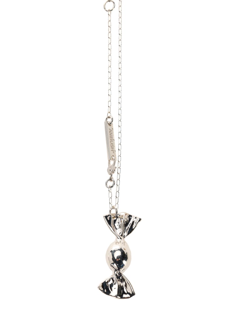 AMBUSH Candy Charm 2 Necklace - SILVER