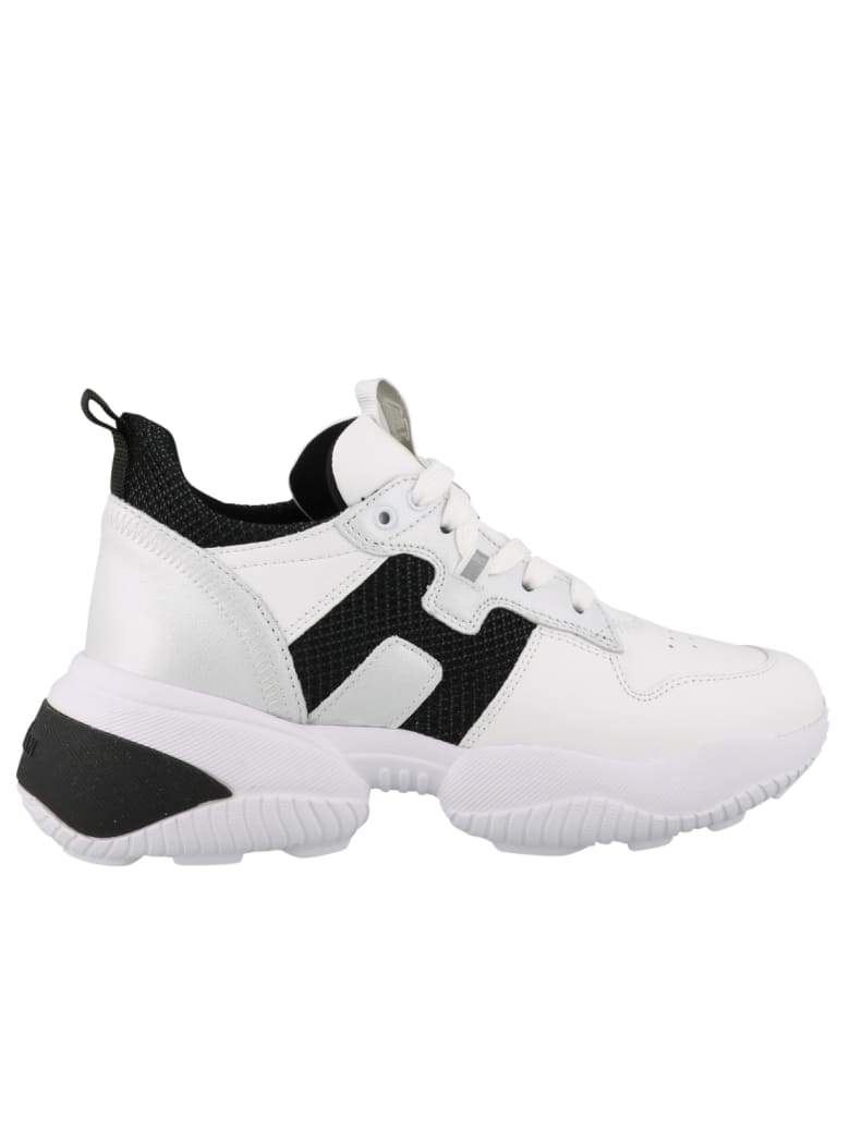 Hogan Interaction Laced Shoes - Bianco e Nero