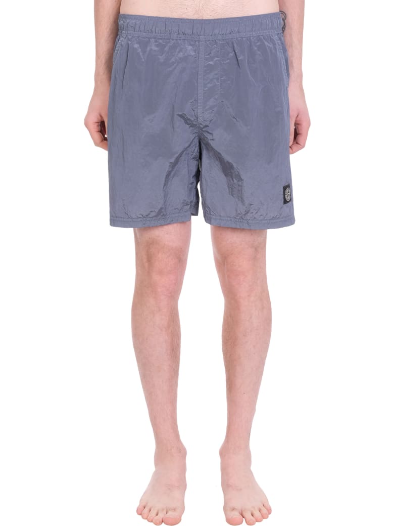 Stone Island Beachwear In Grey Polyester - grey