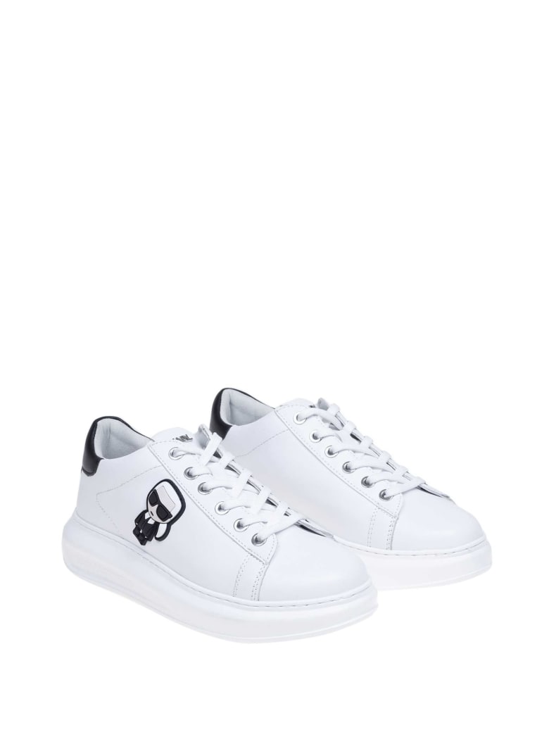 Karl Lagerfeld Leather Sneakers White Color | italist
