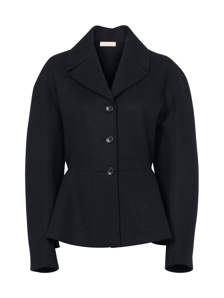 Alaia Drap Fin - Veste Courte - Noir