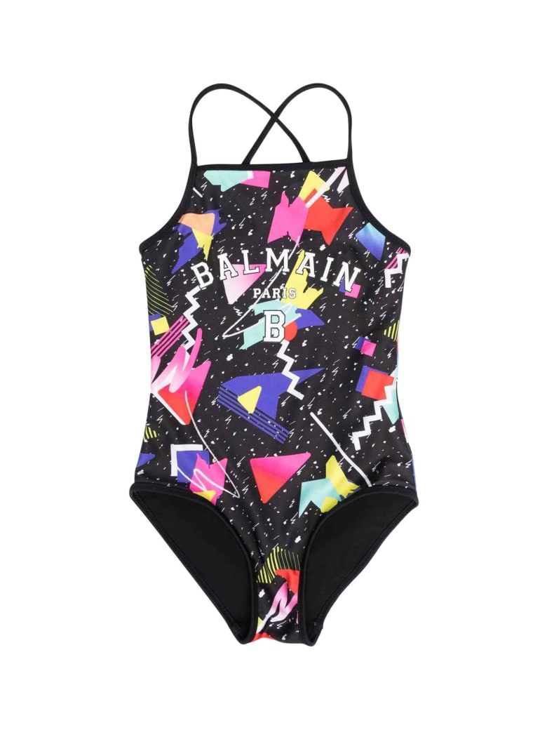 Balmain Girl One-piece Swimsuit - Multicolor