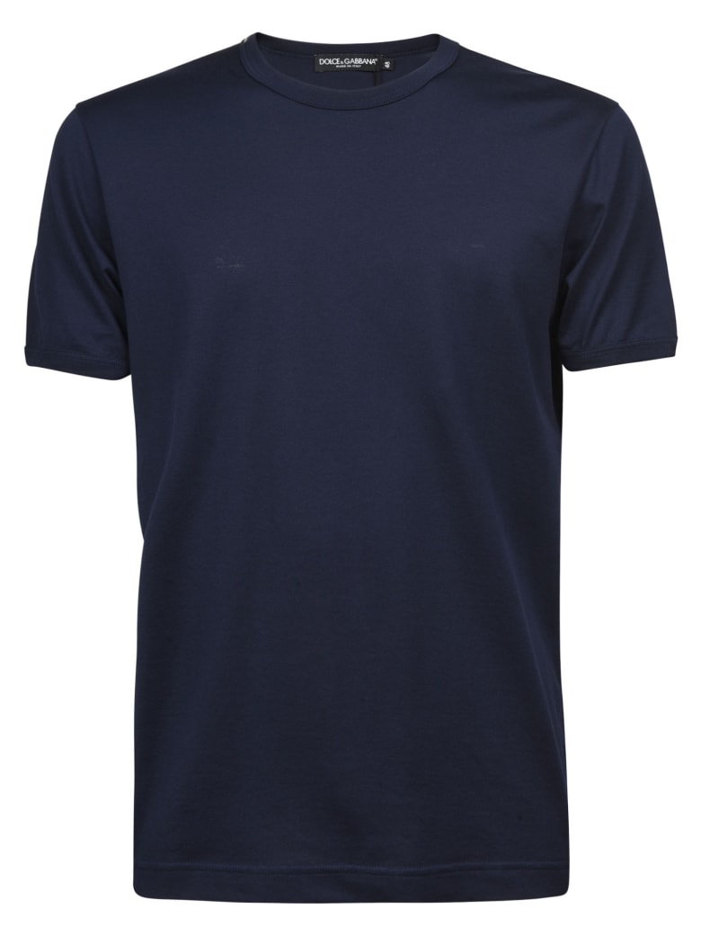 Dolce & Gabbana Round Neck T-shirt - Bluscuro
