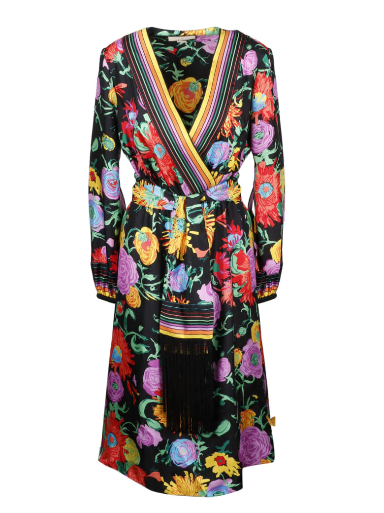 Gucci Floral Dress - Nero/Rosa