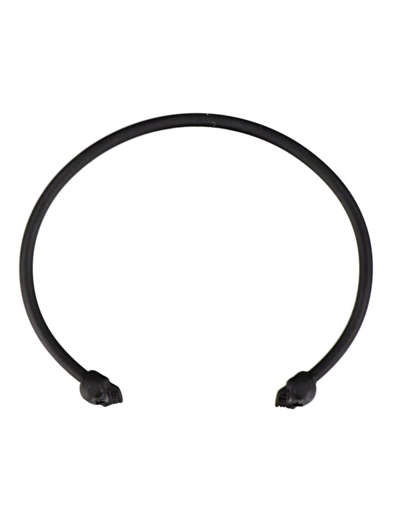 Alexander McQueen Thin Twin Skull Bracelet
