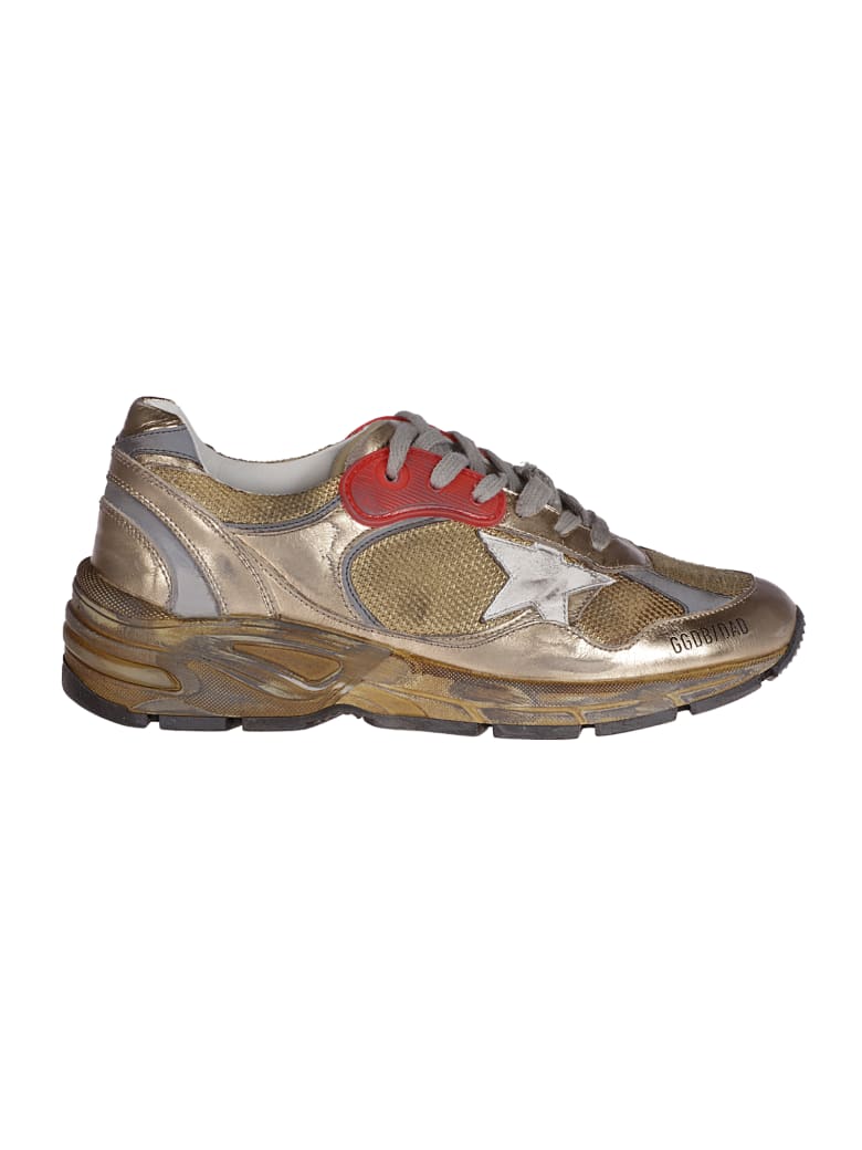 Golden Goose Running Dad Net And Lamin Upper Leather Star Lamin - 65120
