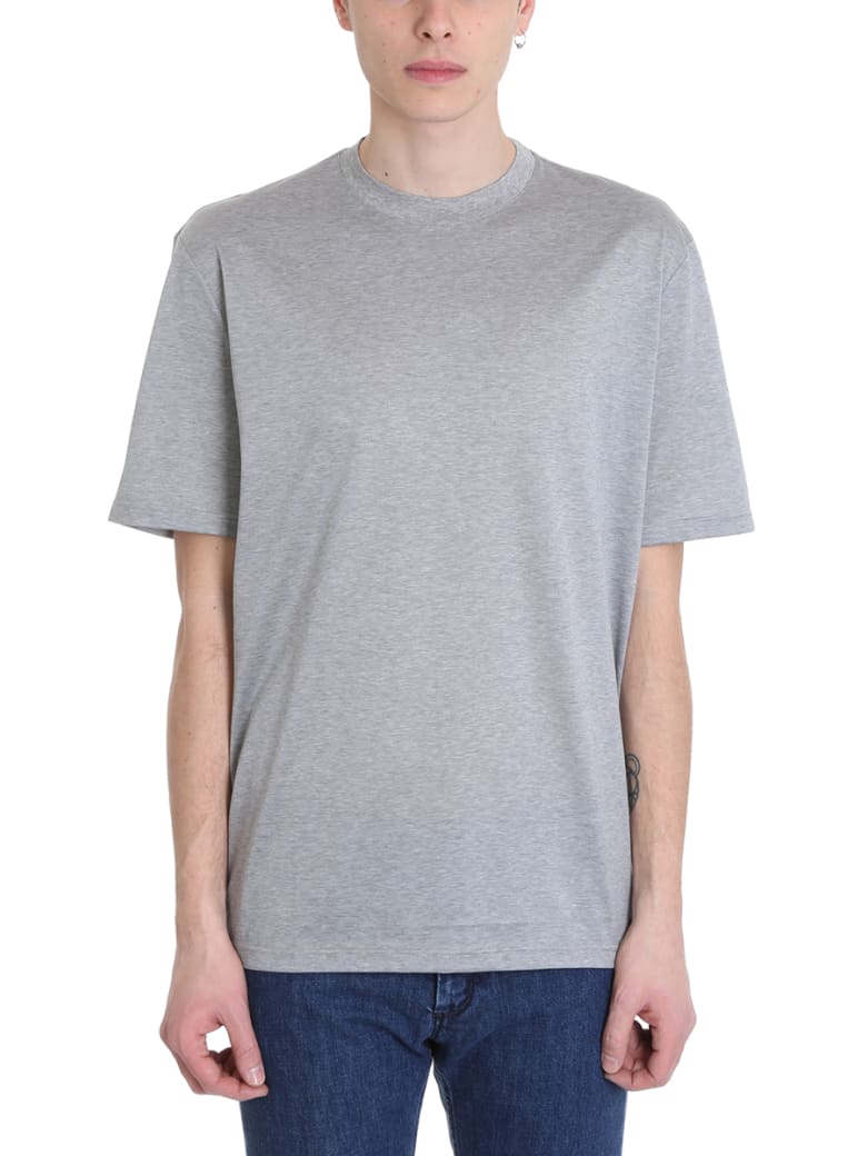Lanvin Grey Cotton T-shirt | italist, ALWAYS LIKE A SALE