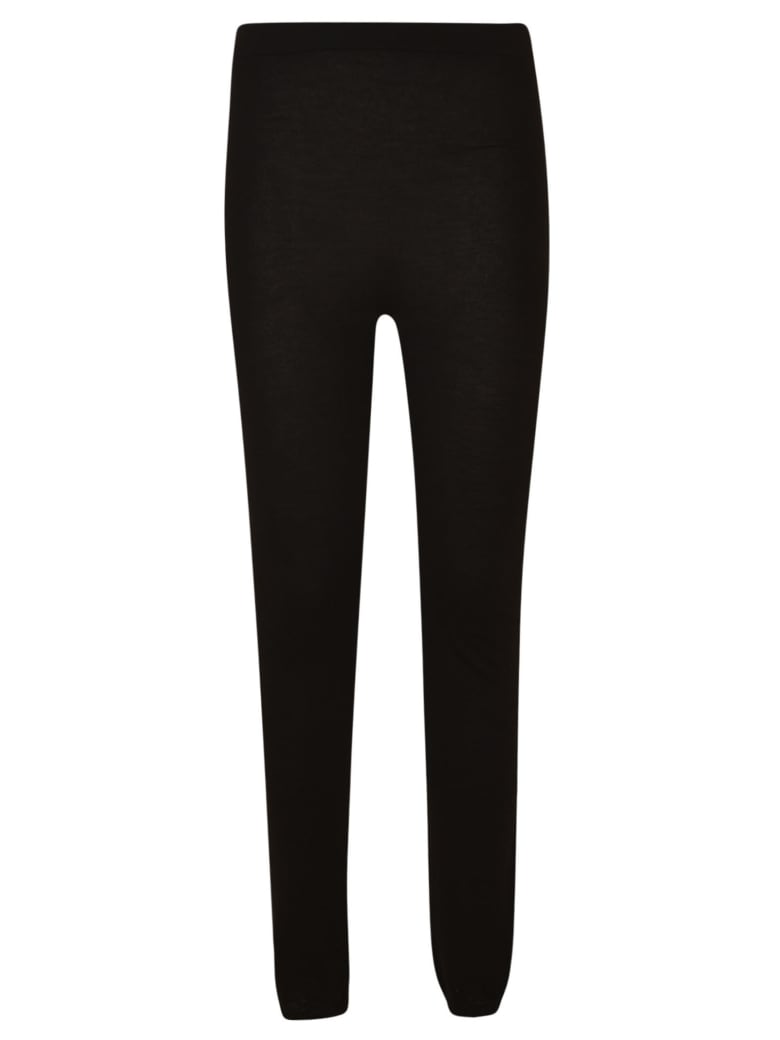 Rick Owens Knit Leggings - Black