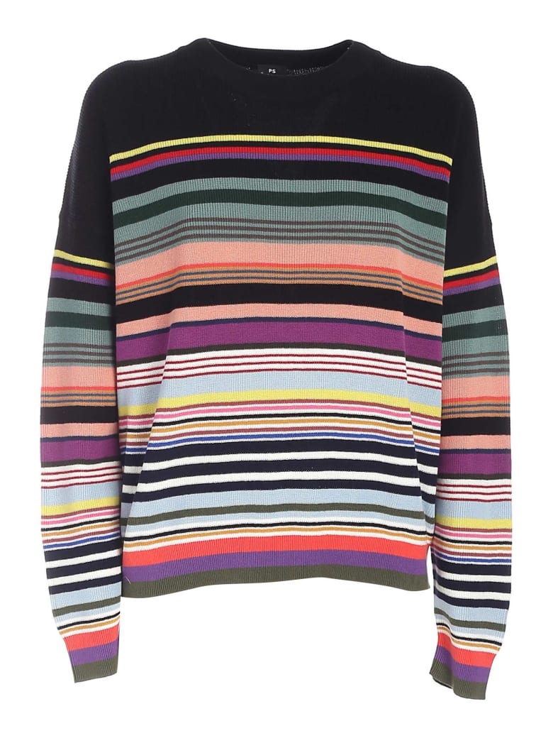 Paul Smith Striped Sweater - Black