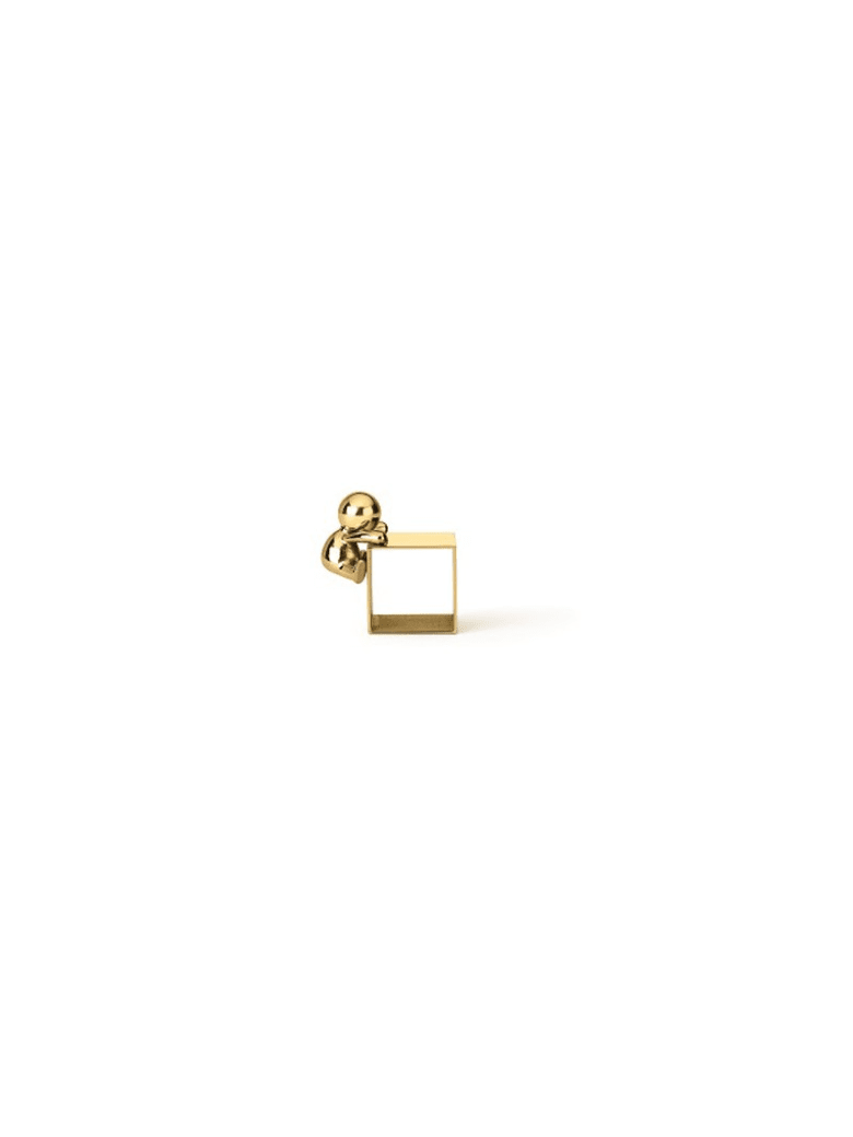 Ghidini 1961 Omini - Napkin Holder 1 Polished Brass - Polished brass