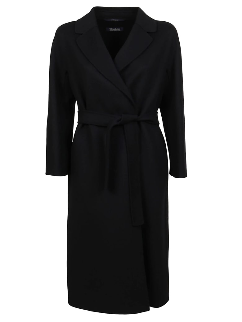 Max Mara Black Wool Coat | italist, ALWAYS LIKE A SALE