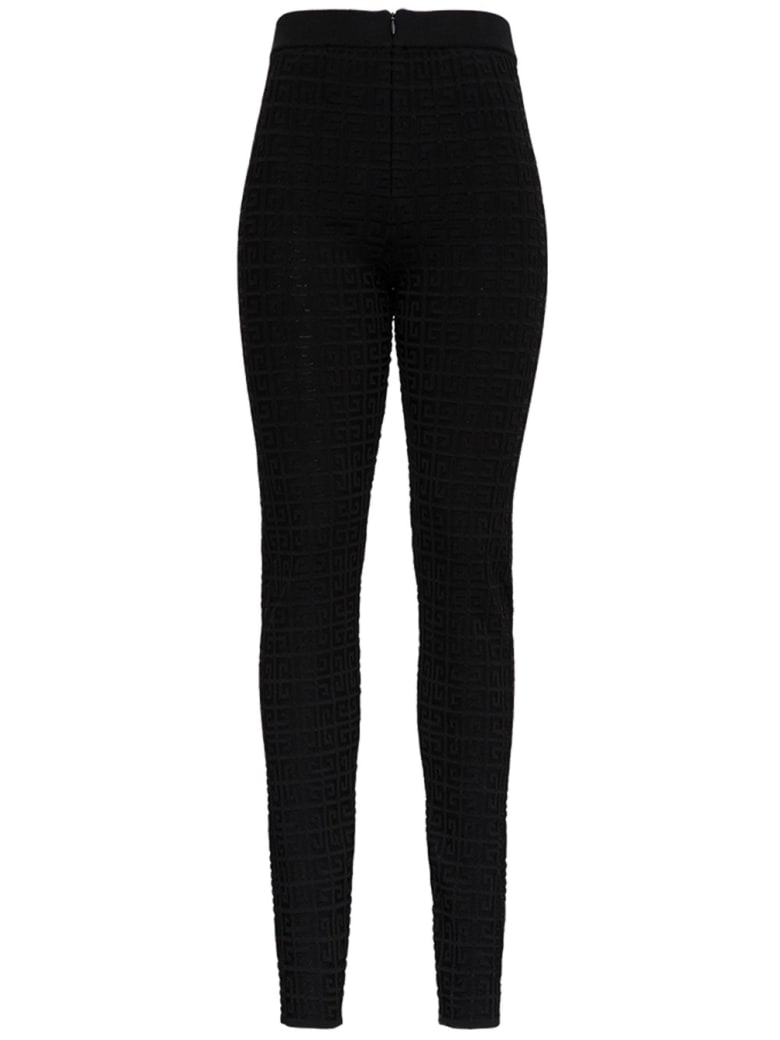 Givenchy Stretch 4g Knitted Pants - Black