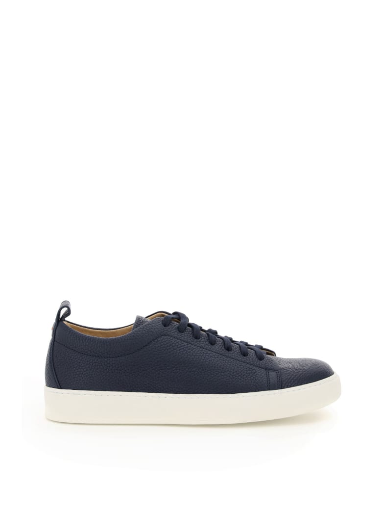 Henderson Baracco Connor Leather Sneakers - BLU (Blue)