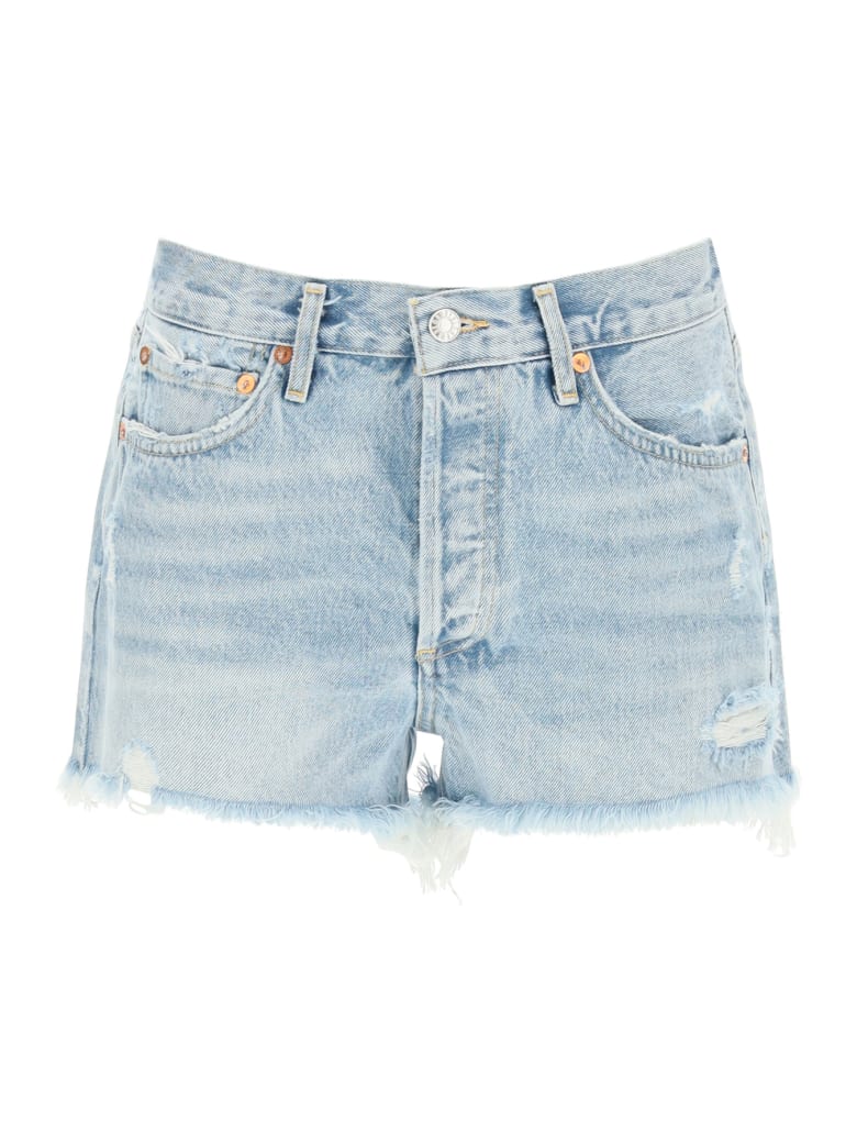 AGOLDE Parker Shorts - SWAP MEET (Blue)