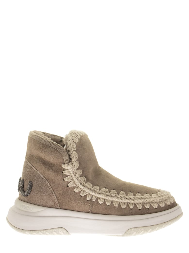 Mou Eskimo - Jogger Glitter Logo - Camel