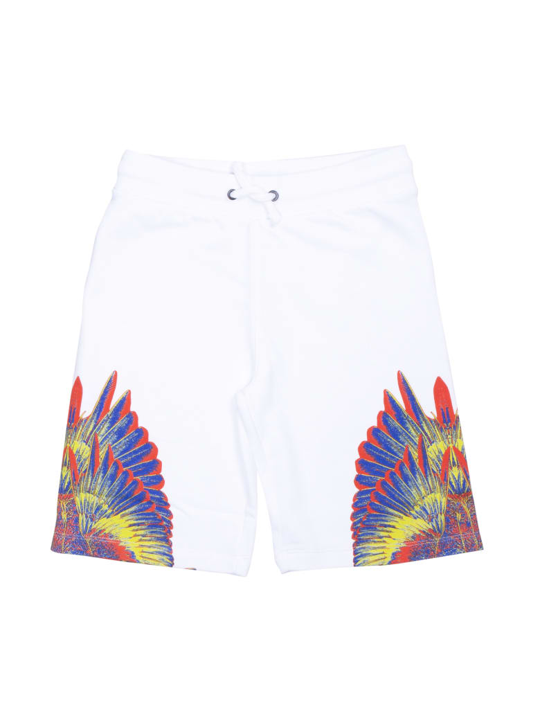 Marcelo Burlon Wings Sweatshorts - Bianco