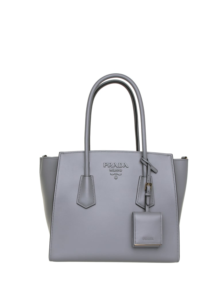 Prada Prada Logo Shoulder Bag - ARDESIA