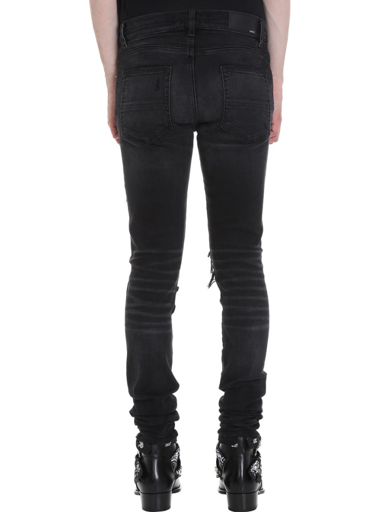 AMIRI Mx1 Classic Indigo Black Denim Jeans | italist