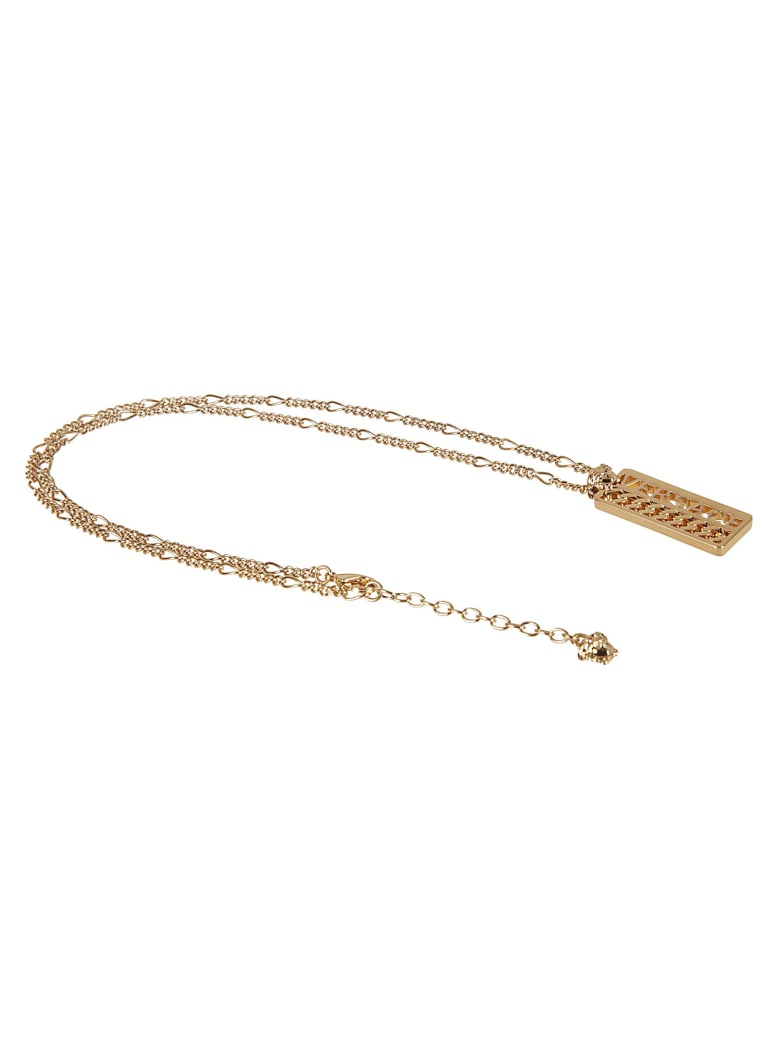 Versace Medusa Head Logo Necklace - Gold