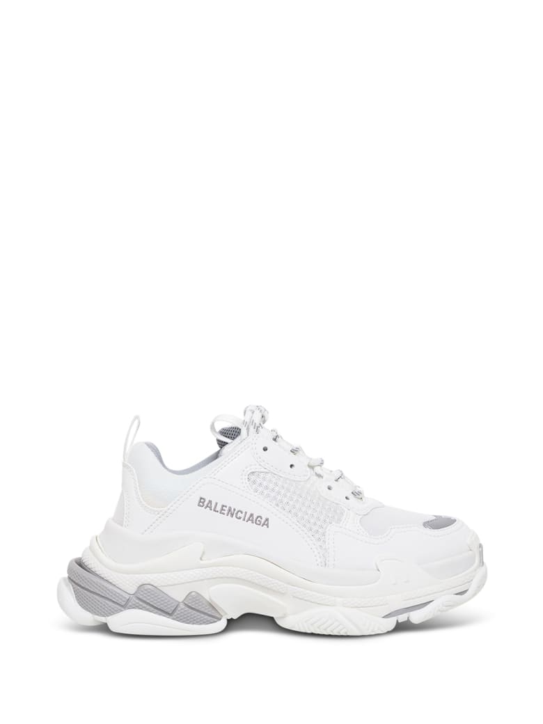 Balenciaga Triple S White Sneakers - White