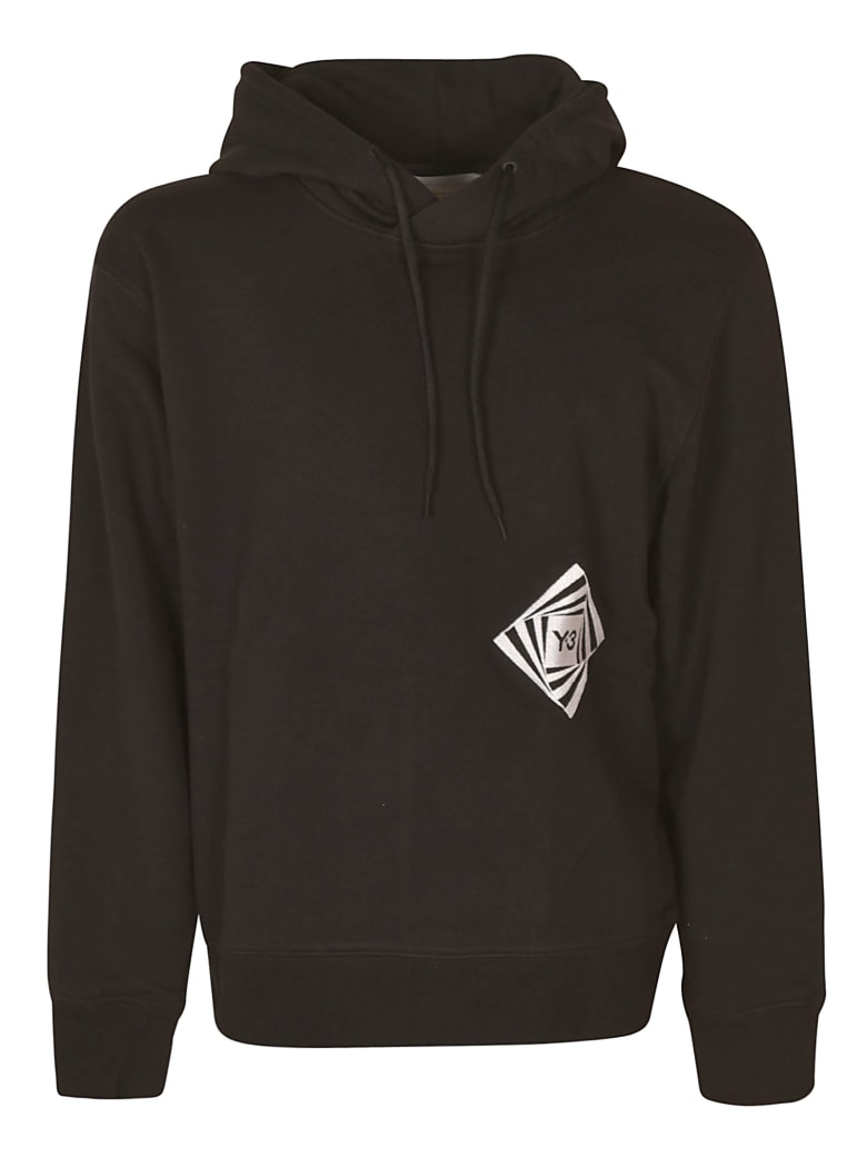 Y-3 Logo Hoodie - Black