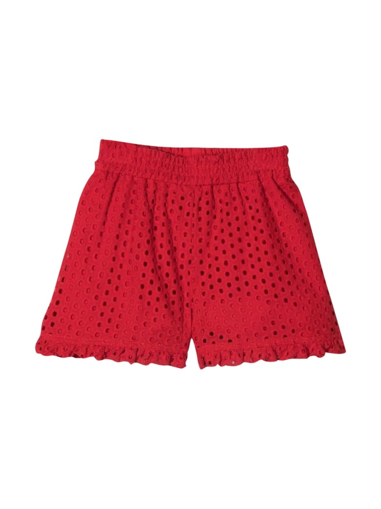 Monnalisa Red Shorts - Rosso