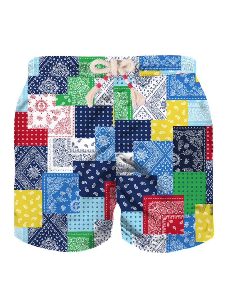 MC2 Saint Barth Patchwork Bandana Boy Swimsuit